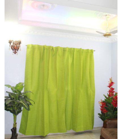 Curtain Lemon Green